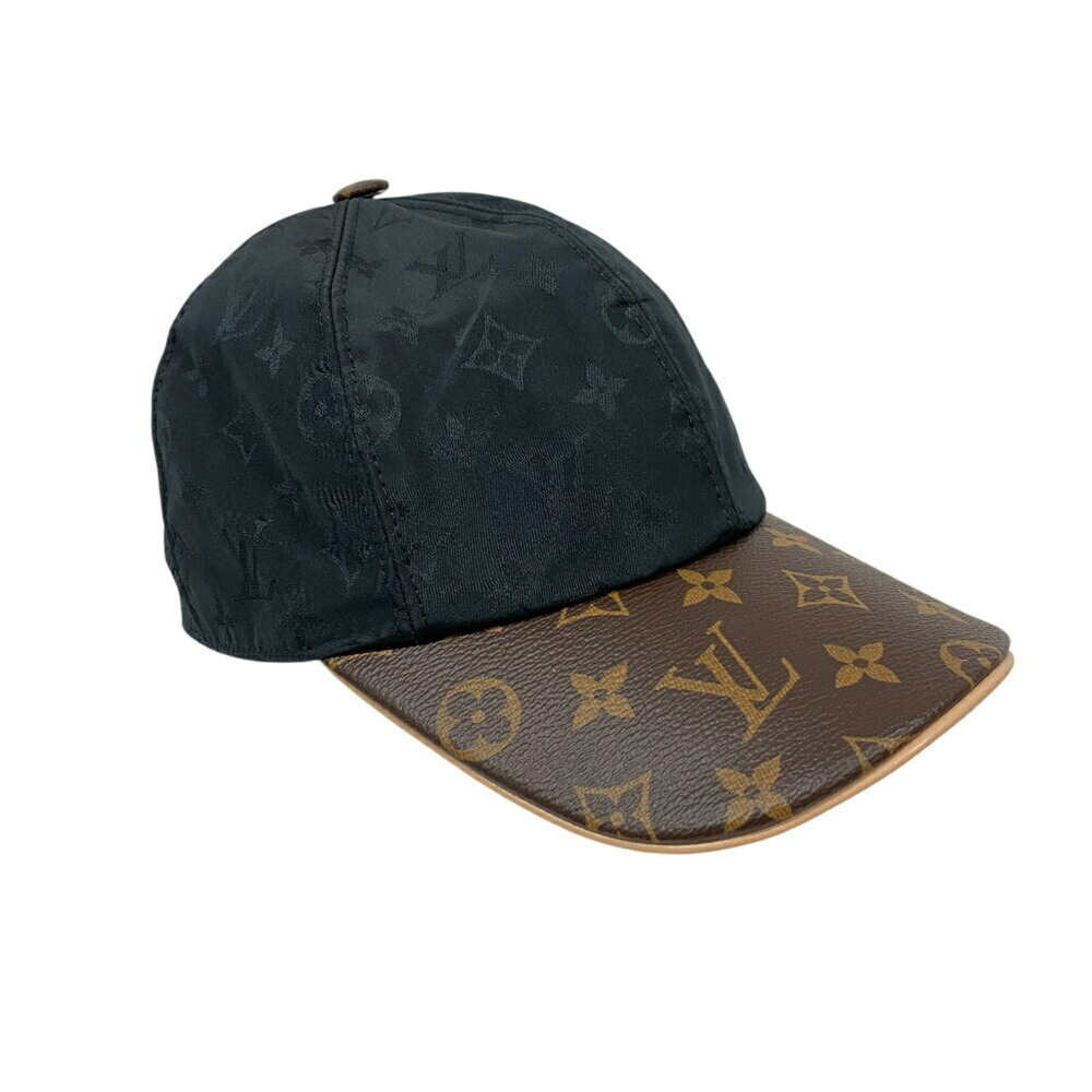 Louis Vuitton Black Monogram Jacquard Cap with Brown Monogram Visor - Picture 4 of 10